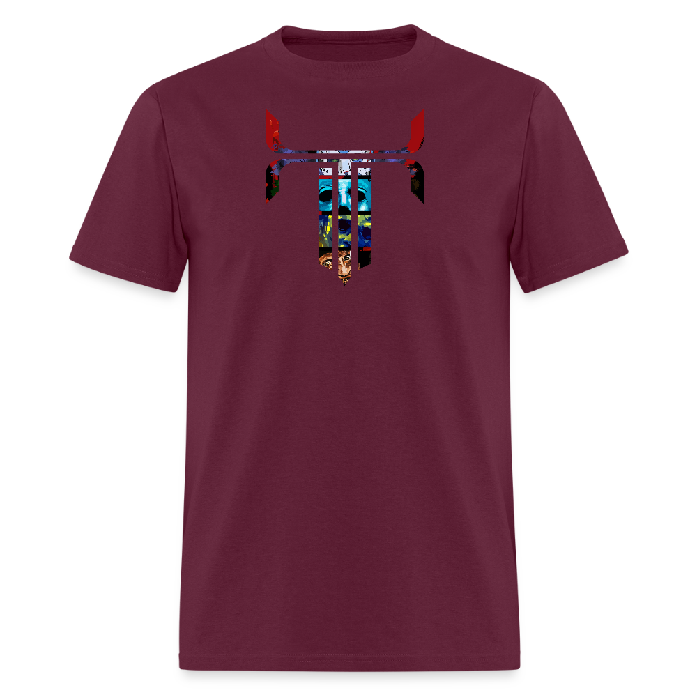 Halloween Friends Logo - burgundy
