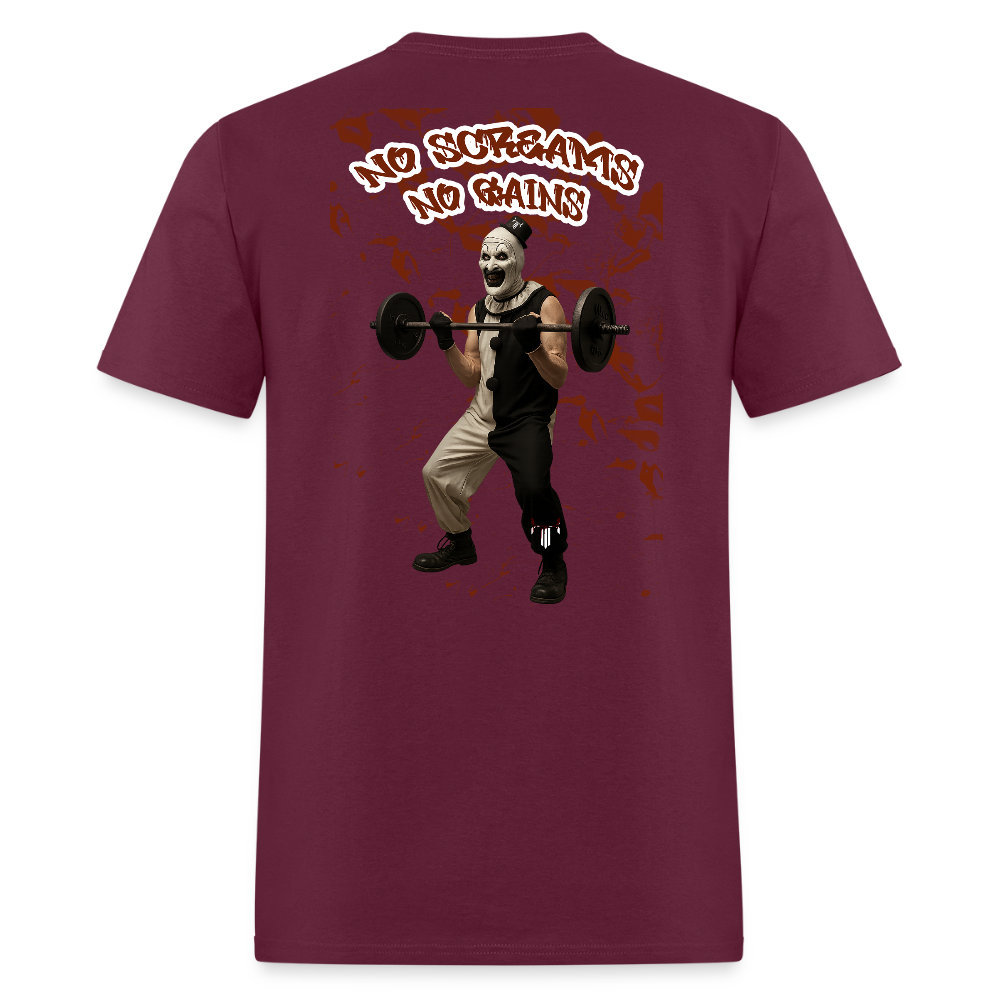A Work of Art - burgundy