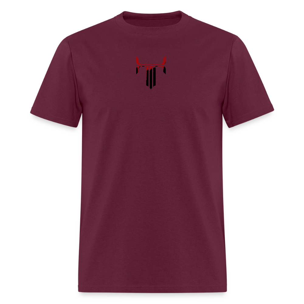 A Work of Art - burgundy