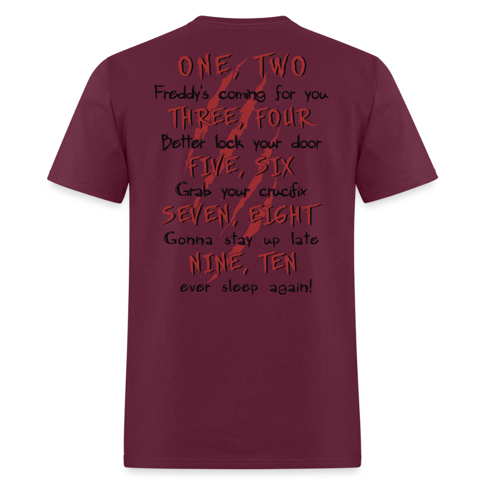 One, Two - burgundy