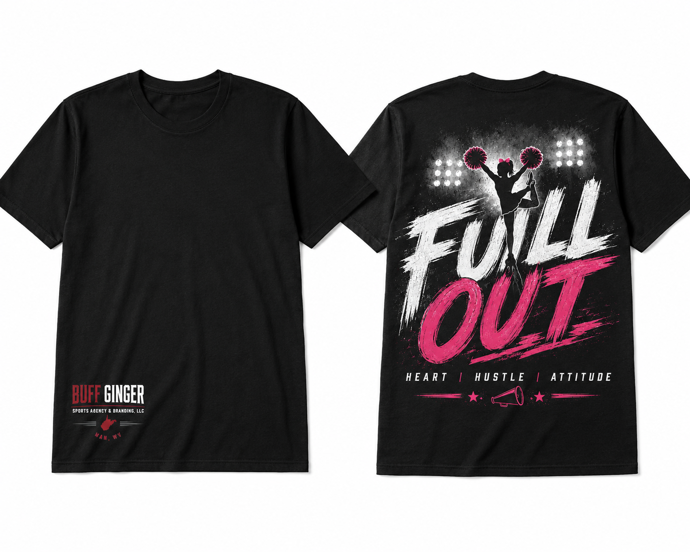 BG Sports Agency | FULL OUT Cheer Tee