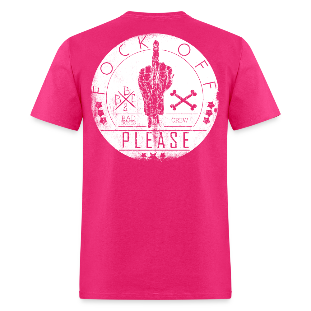 Fock Off Please - fuchsia