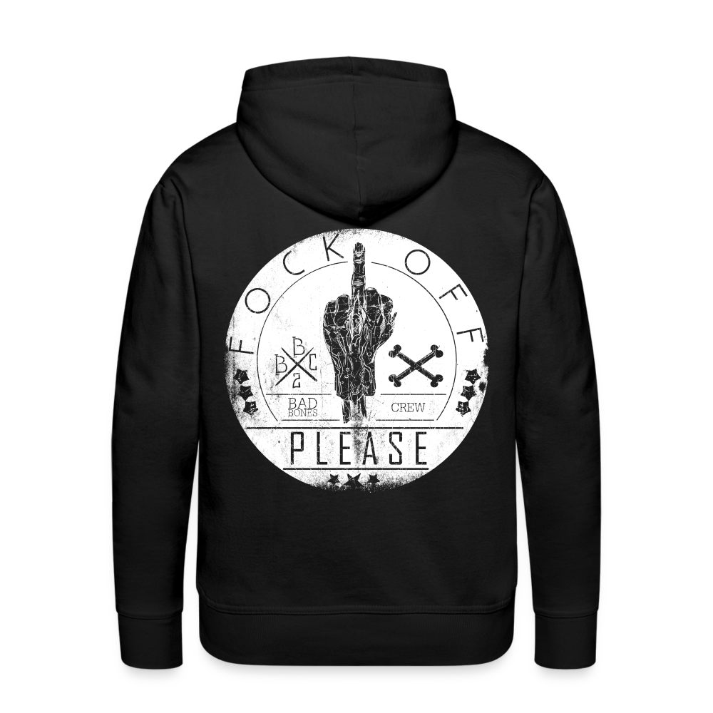 Fock Off Hoodie - black