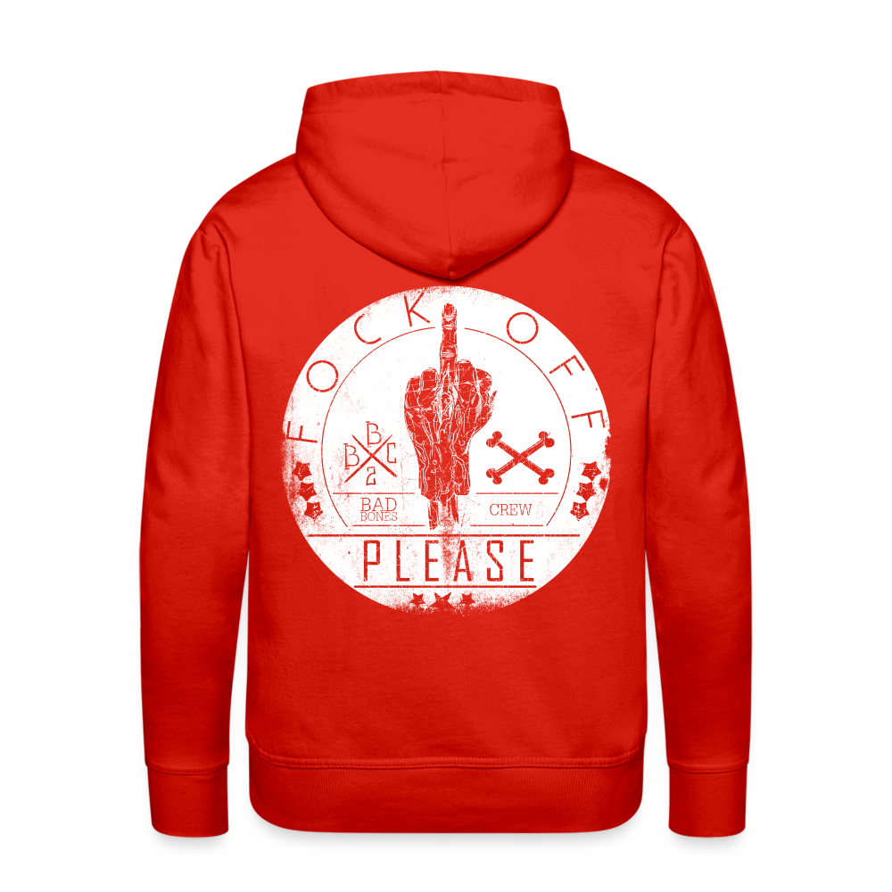 Fock Off Hoodie - red