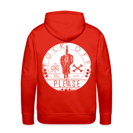 Fock Off Hoodie - red