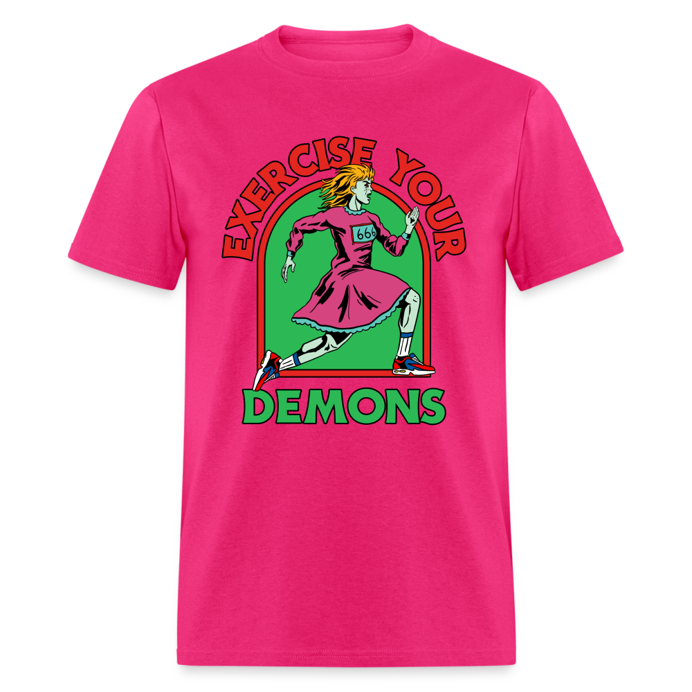 Exercise your DEMONS - fuchsia