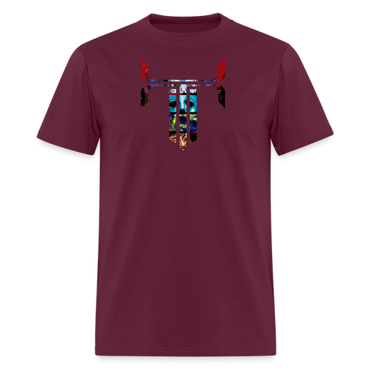Halloween Friends Logo - burgundy