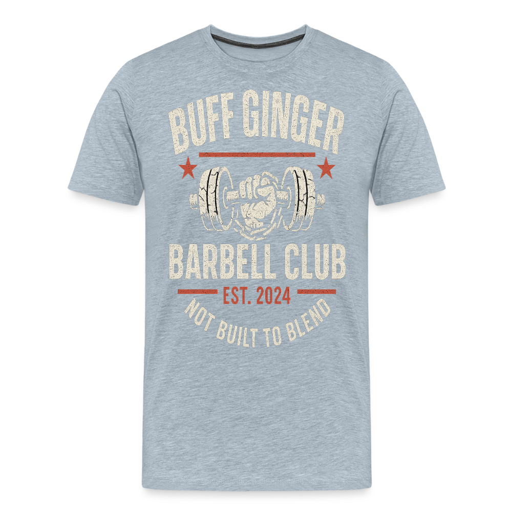 BG Barbell Club - heather ice blue