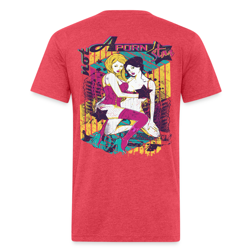 Not A P*rn Star - heather red