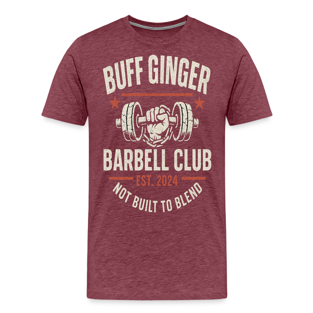 BG Barbell Club - heather burgundy