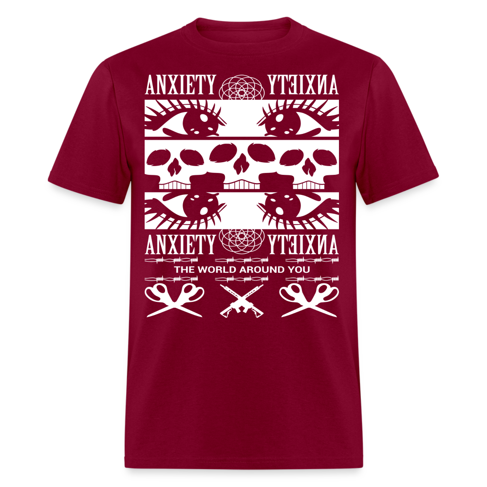 Anxiety - burgundy