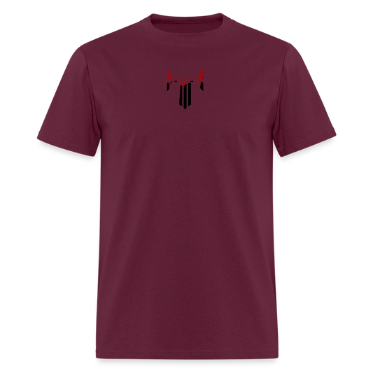 A Work of Art - burgundy