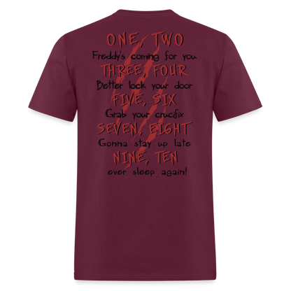 One, Two - burgundy