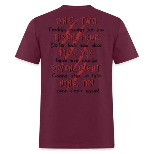 One, Two - burgundy