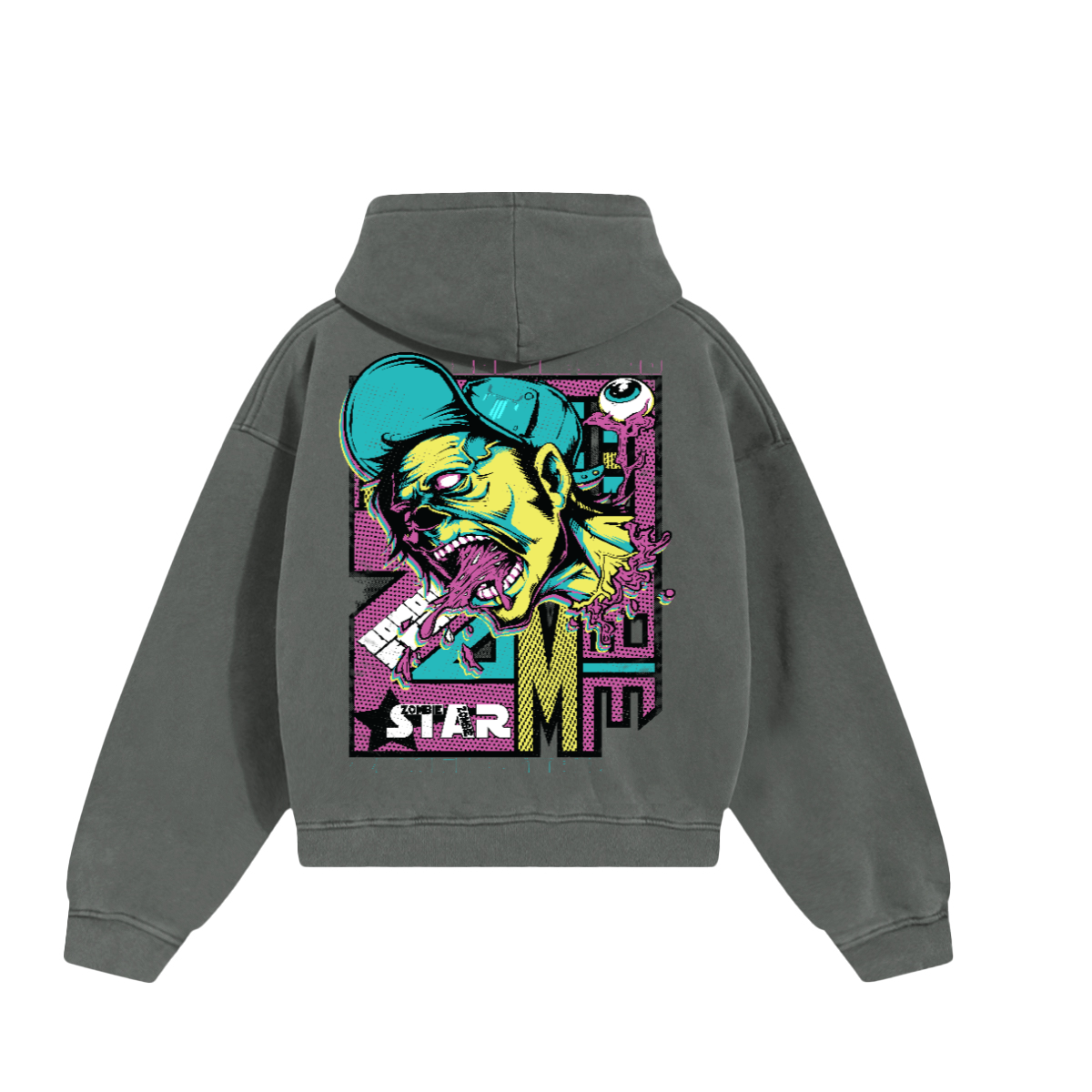 Super Zombie Star Oversized Hoodie