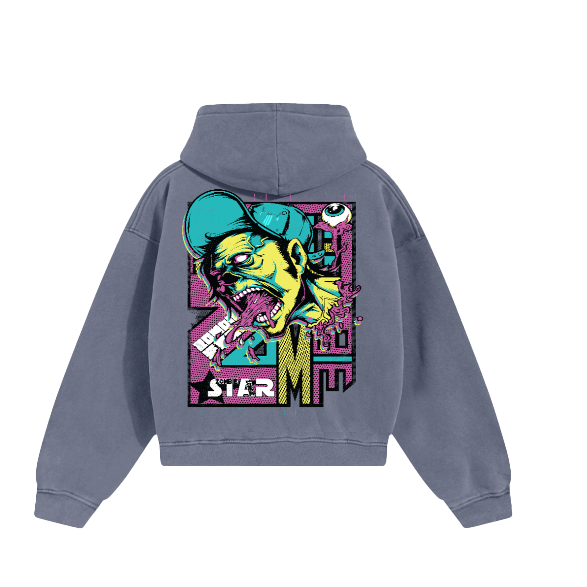 Super Zombie Star Oversized Hoodie