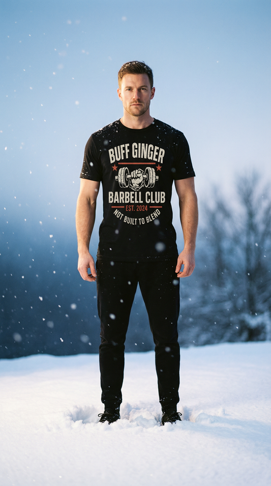 Buff Ginger Barbell Club Tee