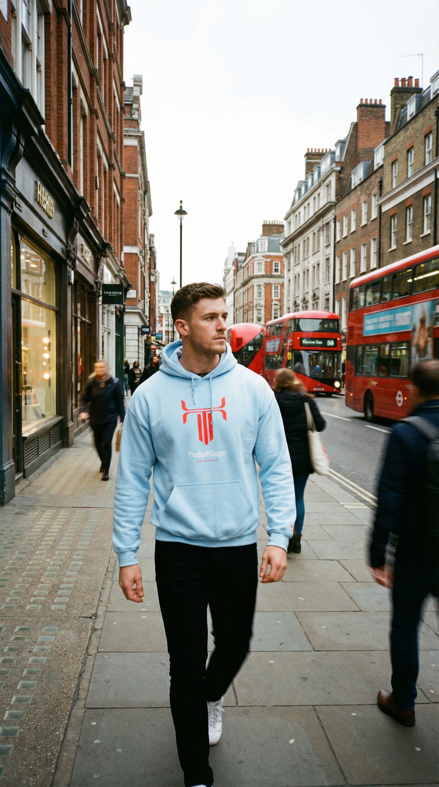 The Buff Ginger 2.0 hoodie detail