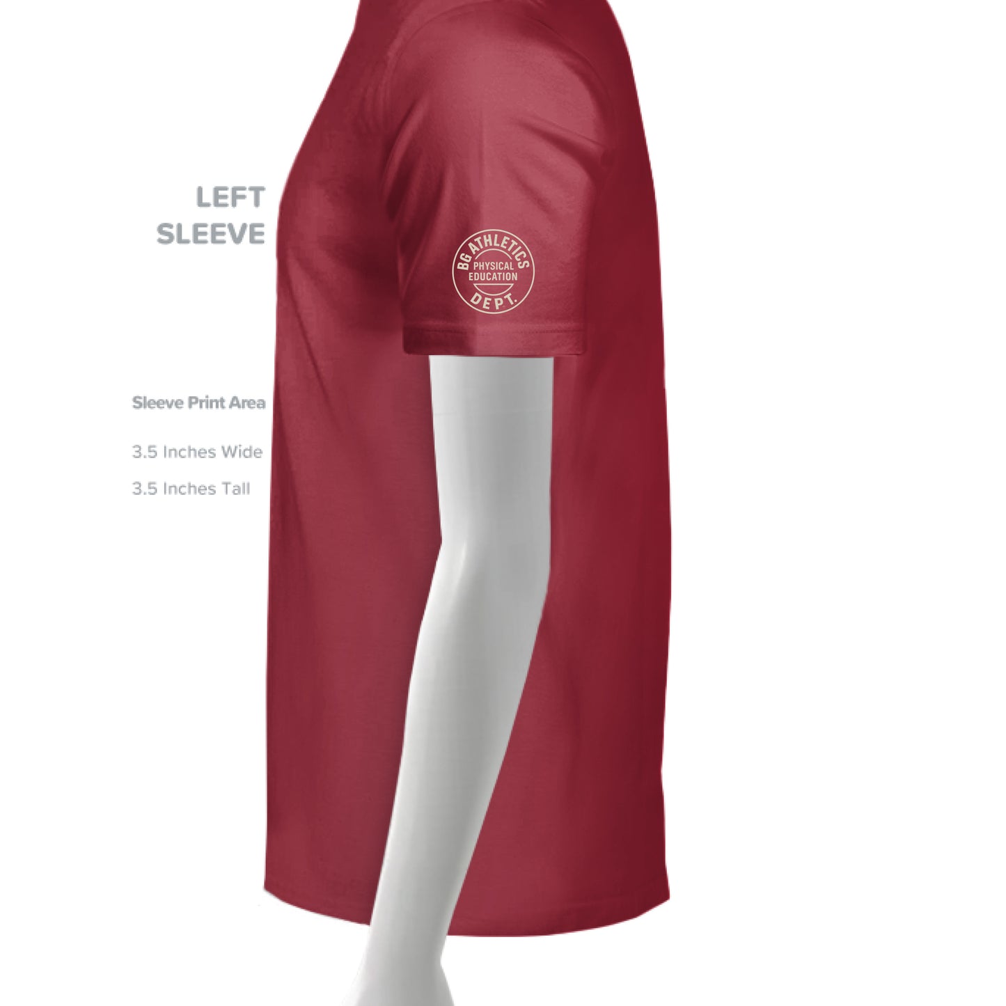 SPORT SCRLET RED - SLEEVE_LEFT