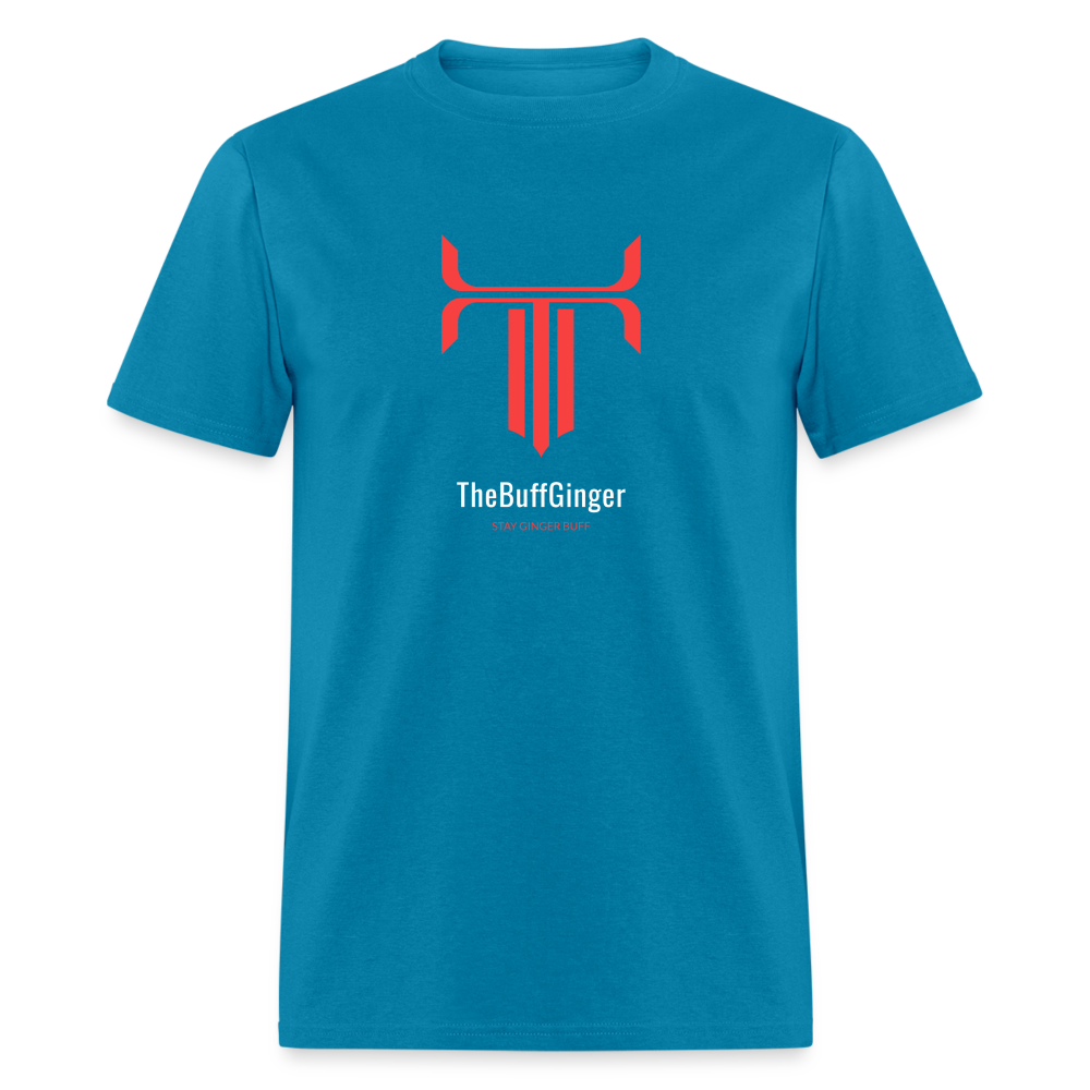 The Buff Ginger Logo'd Tee - turquoise