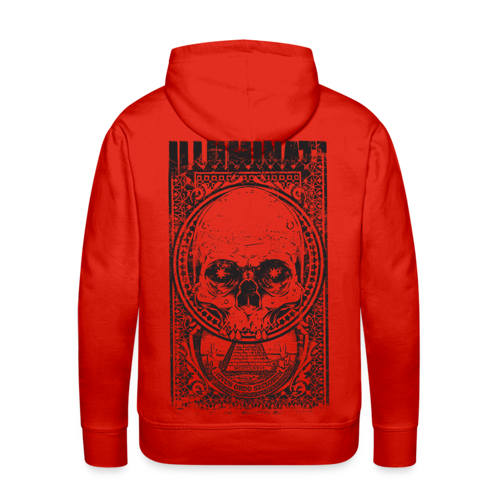 Illuminati Hoodie - red