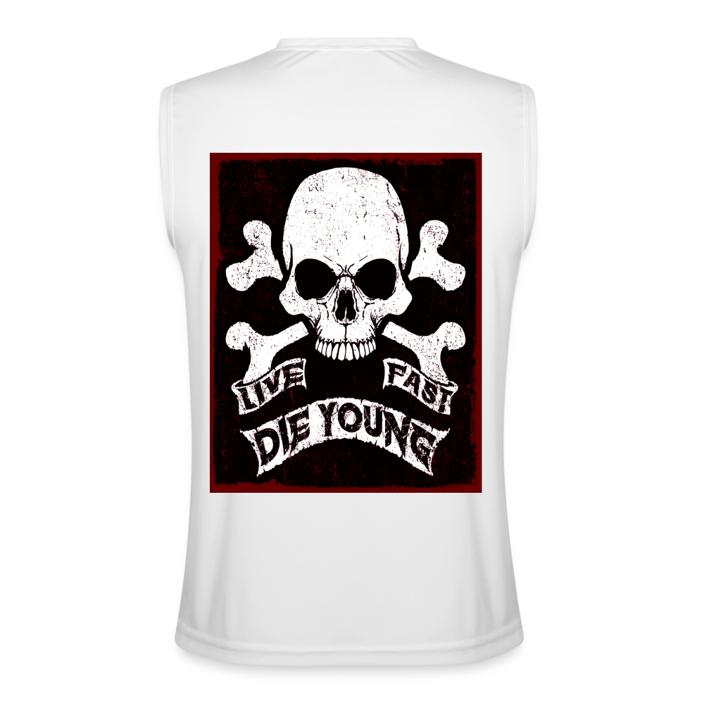 Live Fast, Die Young 2 tank - white