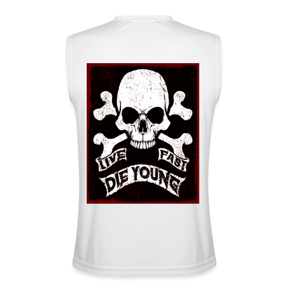 Live Fast, Die Young 2 tank - white